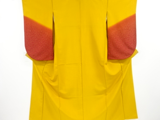 JAPANESE KIMONO / VINTAGE LONG SLEEVES KIMONO / SCATTERED NORI PATTERN